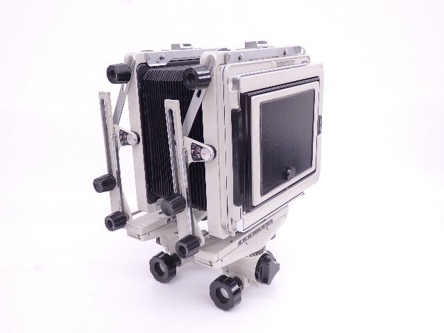 TOYO-VIEW/トヨビュー 4x5大判カメラ D45M/FUJINON・W S 150mm F5.6 SEIKO ポラロイドバック アルミケース付 ◆ 6DF21-10の画像4