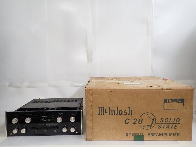 McIntosh マッキントッシュ C28 プリアンプ/コントロールアンプ 元箱付 ∴ 6DF93-1の画像1