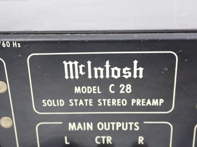 McIntosh マッキントッシュ C28 プリアンプ/コントロールアンプ 元箱付 ∴ 6DF93-1の画像5