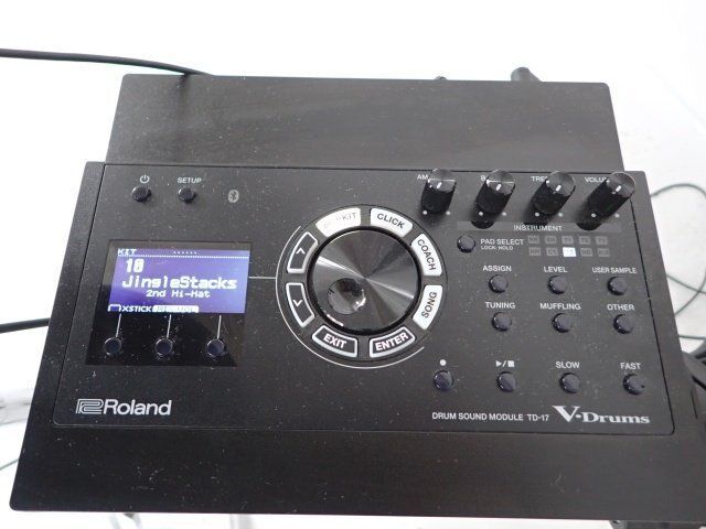 Roland TD-17KVX-S 電子ドラムセット ローランド 電子打楽器 配送/来店引取可 △ 6DC5C-1