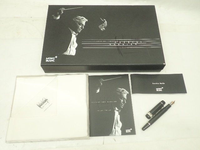 MONTBLANC モンブラン HERBERT VON KARAJAN SPECIAL EDITION 万年筆 ヘルベルト・フォン・カラヤン 元箱付き ¶ 6DE62-14の画像1