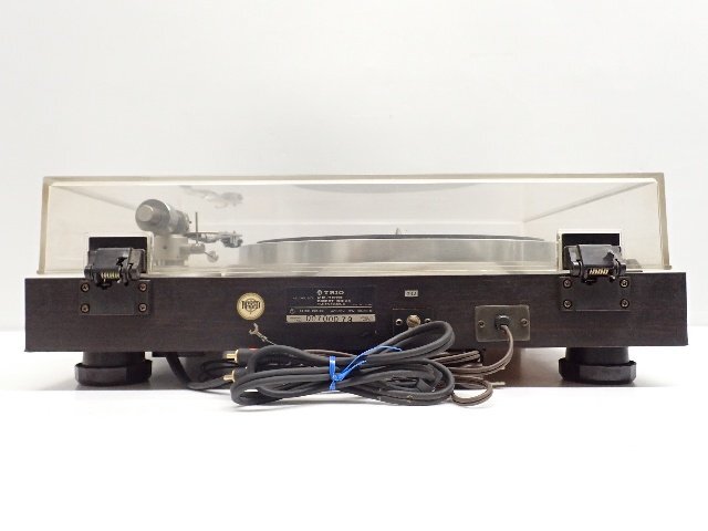 TRIO トリオ ダイレクトドライブレコードプレーヤー ターンテーブル KP-7070 カートリッジ SHURE V15TypeIII Technics 270c ∩ 6E0A1-4の画像4