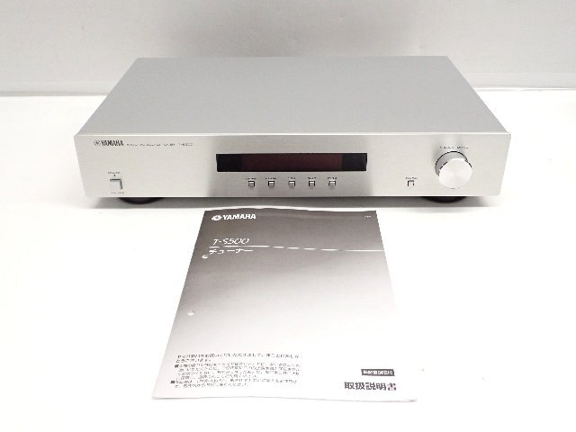 【部品取り】YAMAHA ヤマハ T-S500 FM/AMチューナー 2013年製 説明書付 ∩ 6DF5E-3の画像1