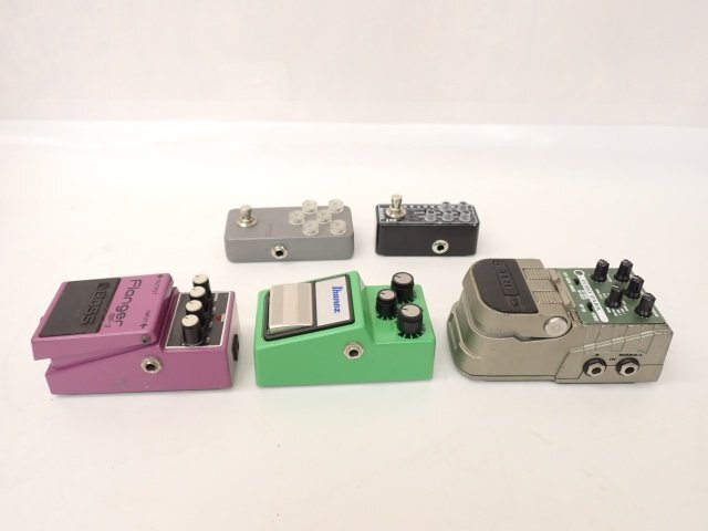 エフェクター おまとめ5点 LINE6 ECHO PARK + Ibanez TS9 + XTOMP mini + BOSS BF-2 + Gas Station MOOER □ 6DEA6-4の画像3