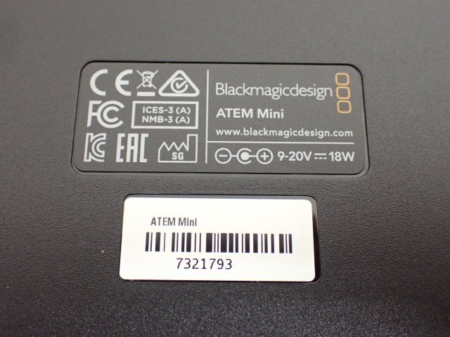 【未使用開封品】Blackmagic Design ライブプロダクションスイッチャー ATEM Mini ブラックマジックデザイン ◆ 6E1ED-1_画像5