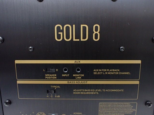 TANNOY タンノイ パワードスタジオモニタースピーカー GOLD 8 ペア □ 6E1EA-5