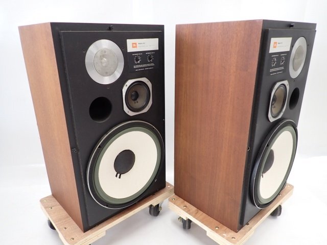 JBL MODEL L112 ペア 動作品 ジェームス・バロー・ランシング 3ウェイ ブックシェルフ型 スピーカー エッヂ交換済 ∬ 6E03E-1