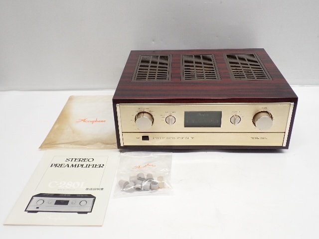 Accuphase アキュフェーズ C-280L コントロールアンプ/プリアンプ 説明書付 ∩ 6E21A-4の画像1