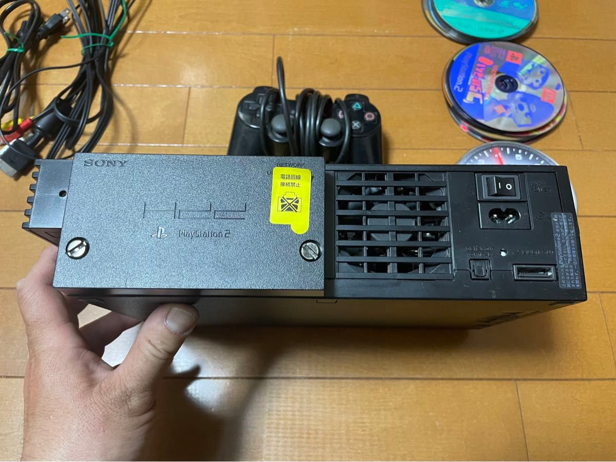 PS2 SCPH-30000 HDD40GB ソフト30枚付き　ジャンク