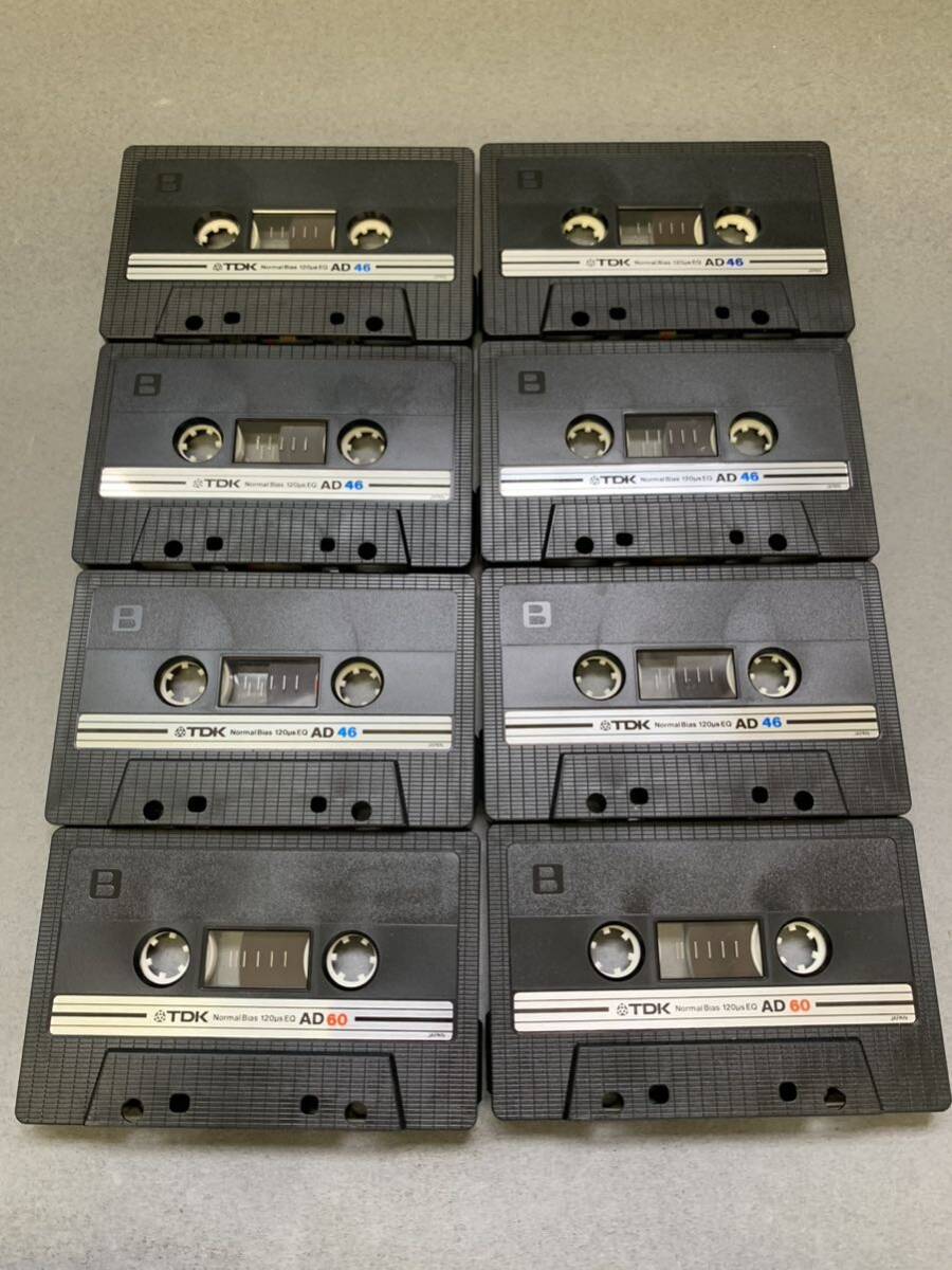 中古 カセットテープ TDK AD 8本セット