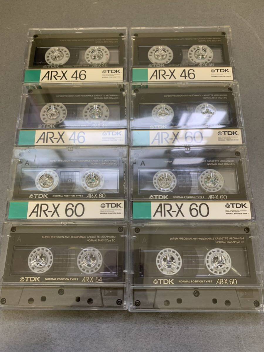 中古 カセットテープ TDK AR-X 8本セットの画像1