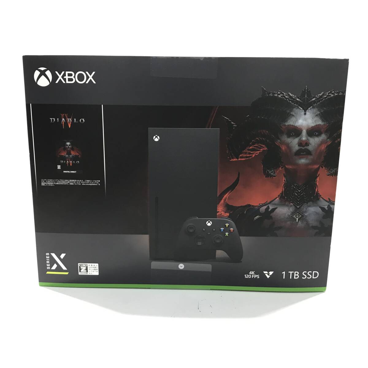 1円スタート 未開封 未使用 Xbox Series X Diablo4 ディアブロ4 同梱版 1TB Xbox本体_画像1