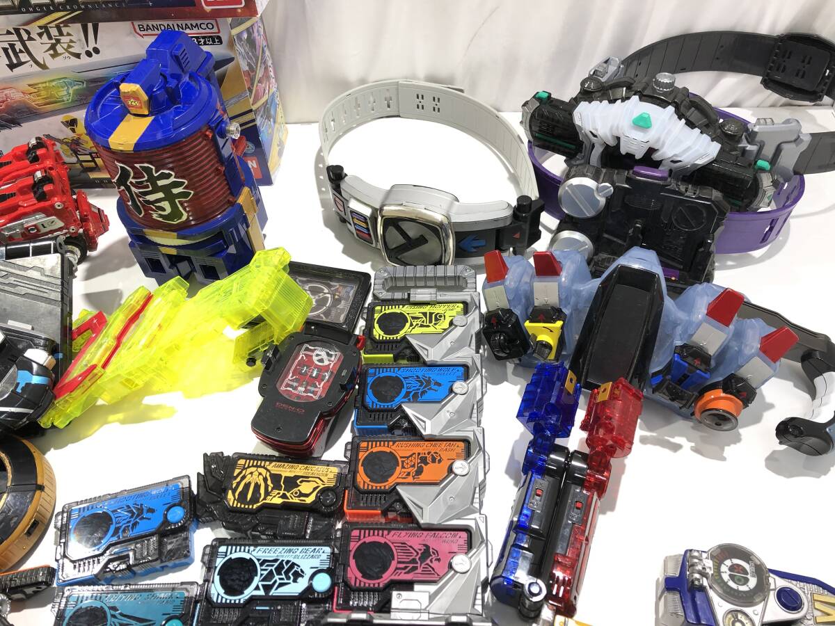  1円スタート ジャンク品 特撮 仮面ライダー 戦隊 変身グッズ まとめ売り 電王 ダブル オーズ ジオウ フォーゼ 等の画像4