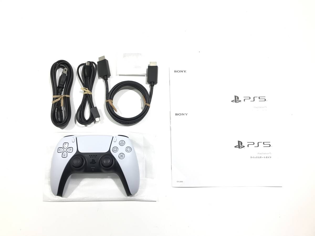 1円スタート 未使用品 SONY playstation5 PS5本体 PS5 CFI-2000A01 ディスクドライブ搭載モデル 1TB プレステ ゲームハード ゲーミング ②