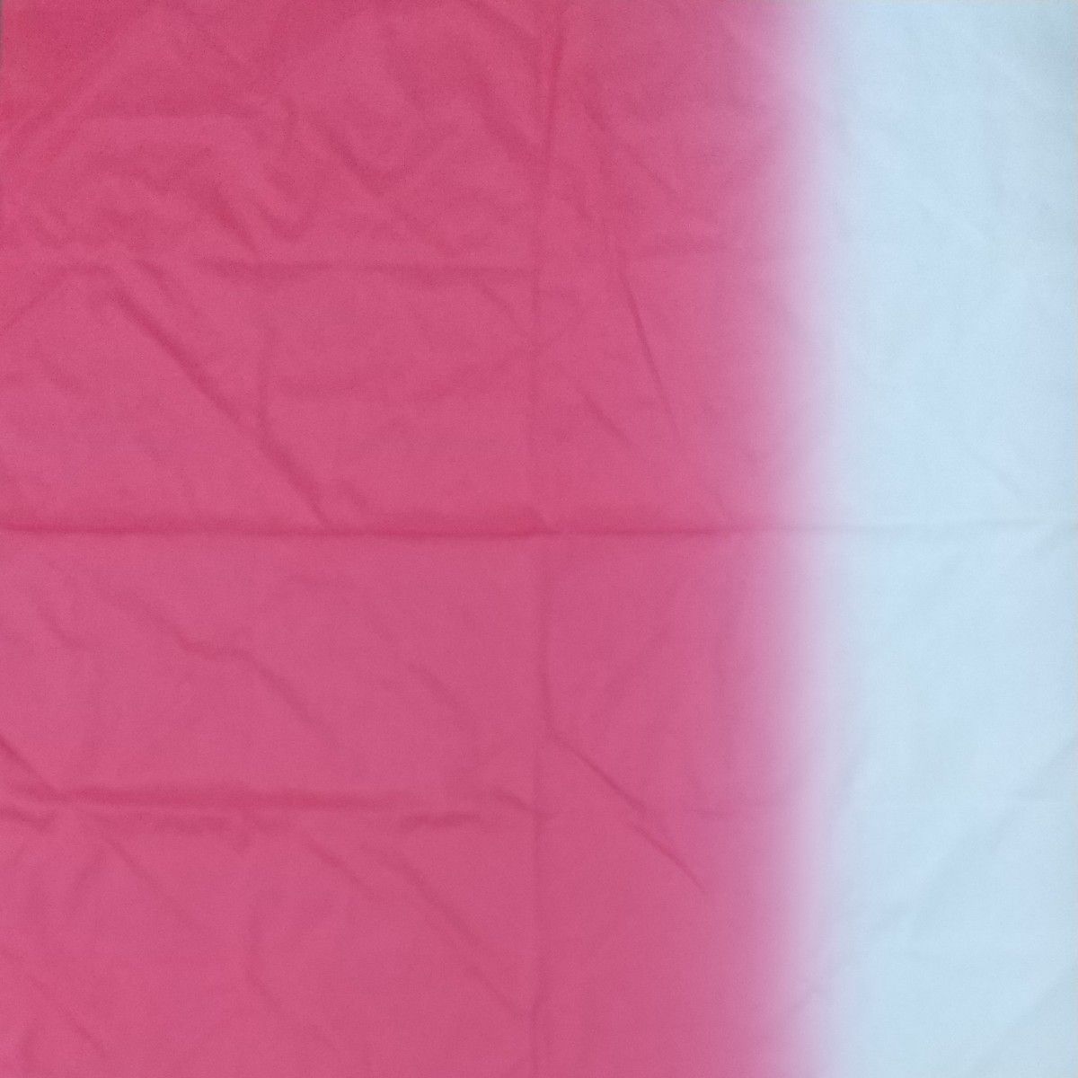 大判風呂敷   ナイロン100%  白×ピンク  約86×88cm 