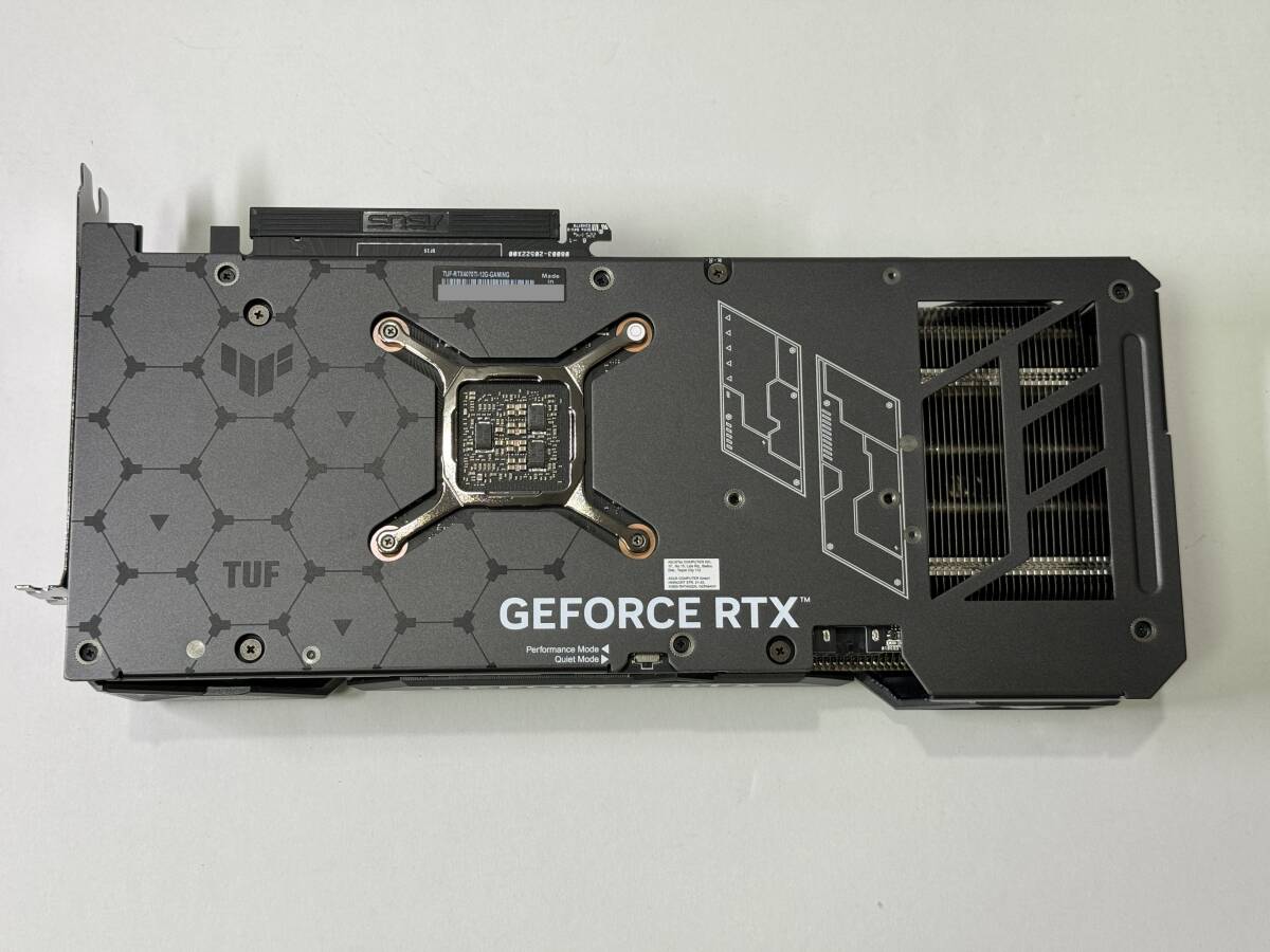 動作確認済 ASUS TUF-RTX4070TI-12G-GAMING ASUS TUF Gaming GeForce RTX 4070 Ti 12GB GDDR6Xの画像3