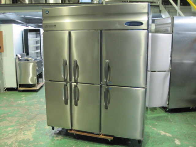 2017年製 保証付【ホシザキ】【業務用】【中古】 冷凍冷蔵庫 HRF-150ZFT3-6D◎ 2冷凍4冷蔵 三相200V W1500xD650xH1890mm
