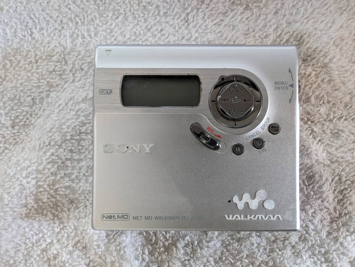 SONY MZ-N920 WALKMAN ポータブル MDレコーダー 本体のみ 現状品の画像1