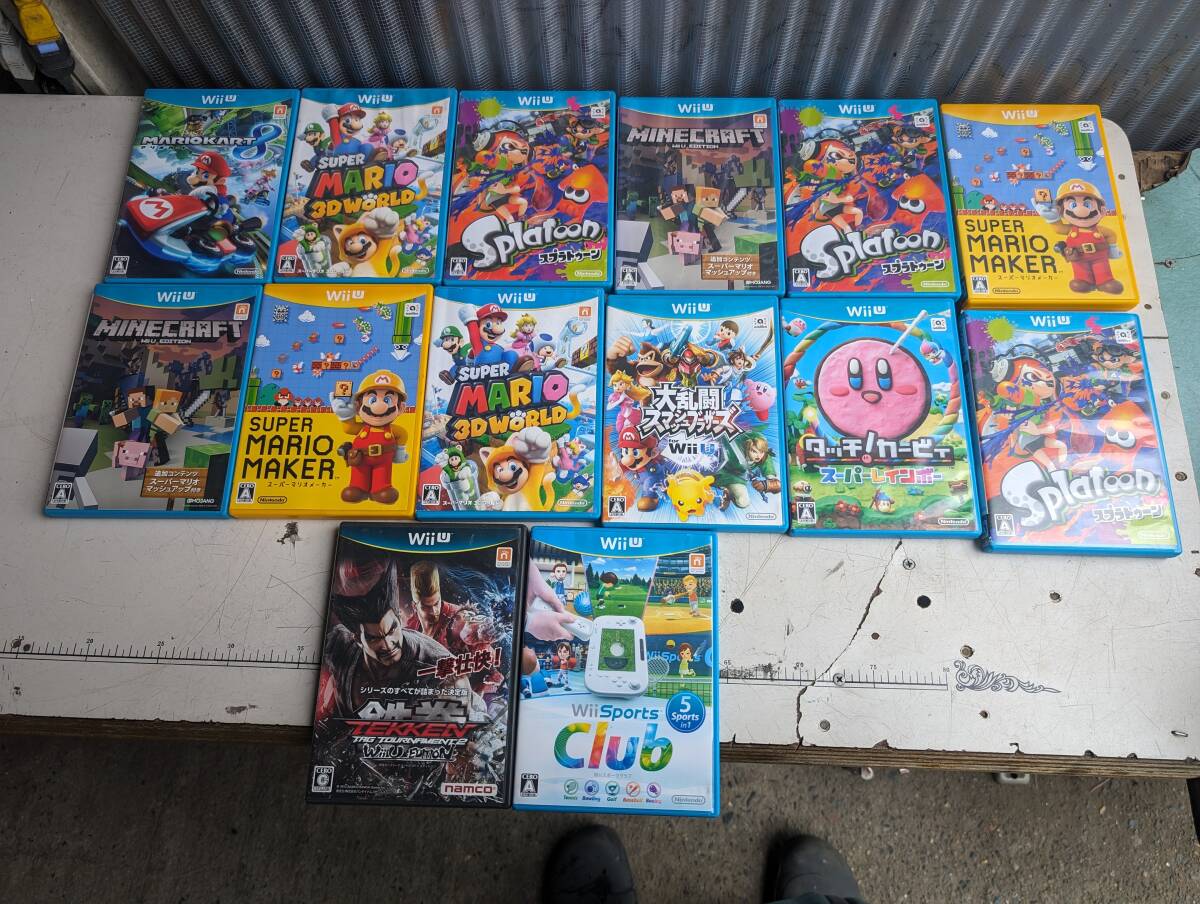 WiiU game soft 3 2 ps together present condition goods 