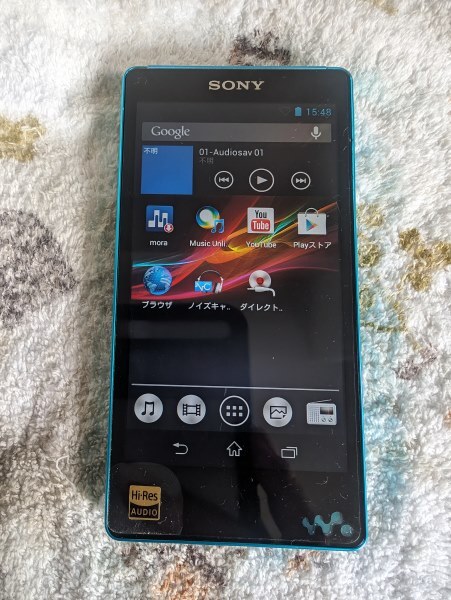 SONY WALKMAN Fシリーズ　NW-F886 32GB　Androidハイレゾ　Bluetooth　 デジタル音楽プレーヤー　本体のみ　動作品_画像1