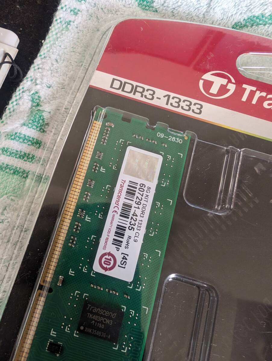 Transcend JM1333KLN-8GK DDR3 PC3-10600 4GB 4枚組 16GB 未開封の画像5