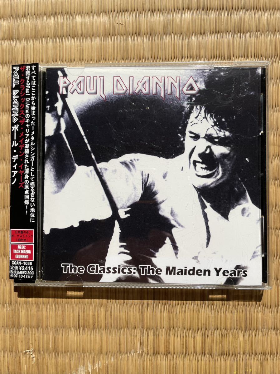 ポール・ディアノ PAUL DIANNO / The classics : The Maiden years 日本盤CD ＊ heavy metal hard rock iron maidenの画像1