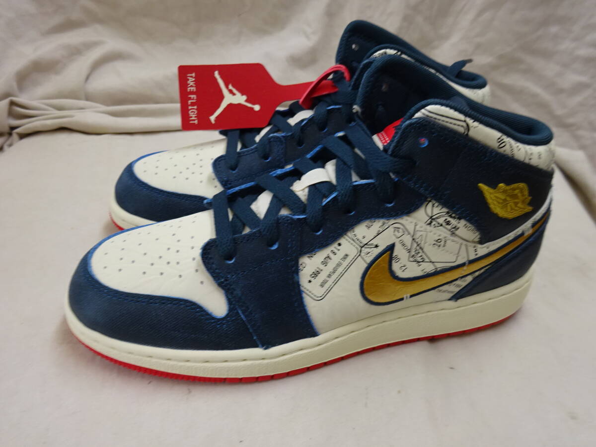 ★新品 NIKEAIR JORDAN 1 MID SE 24 cm U7_画像1