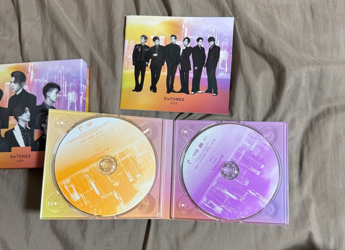 初回盤B DVD付 BOX仕様 SixTONES CD+DVD/CITY 