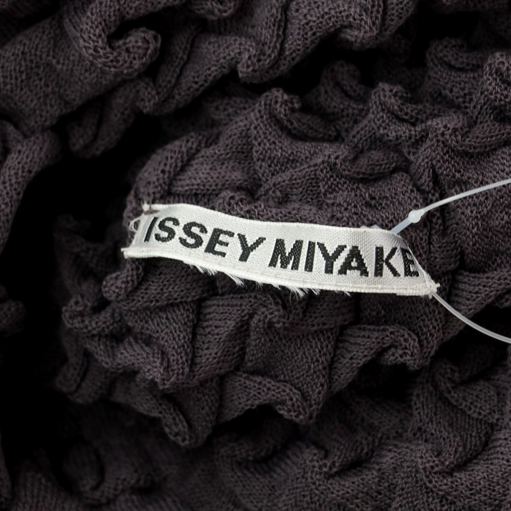 【中古】イッセイミヤケ ISSEY MIYAKE 2023年秋冬 ハイネック プルオーバーニット【L位】_画像6