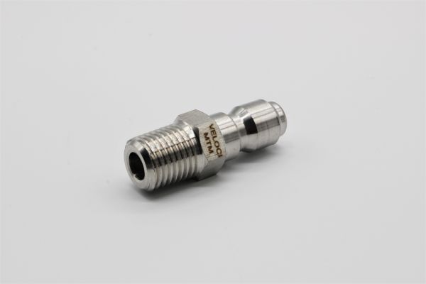MTM Hydro Quick Connect Plug 1/4 Male Stainless Steel (1/4クイックコネクトプラグ)の画像1