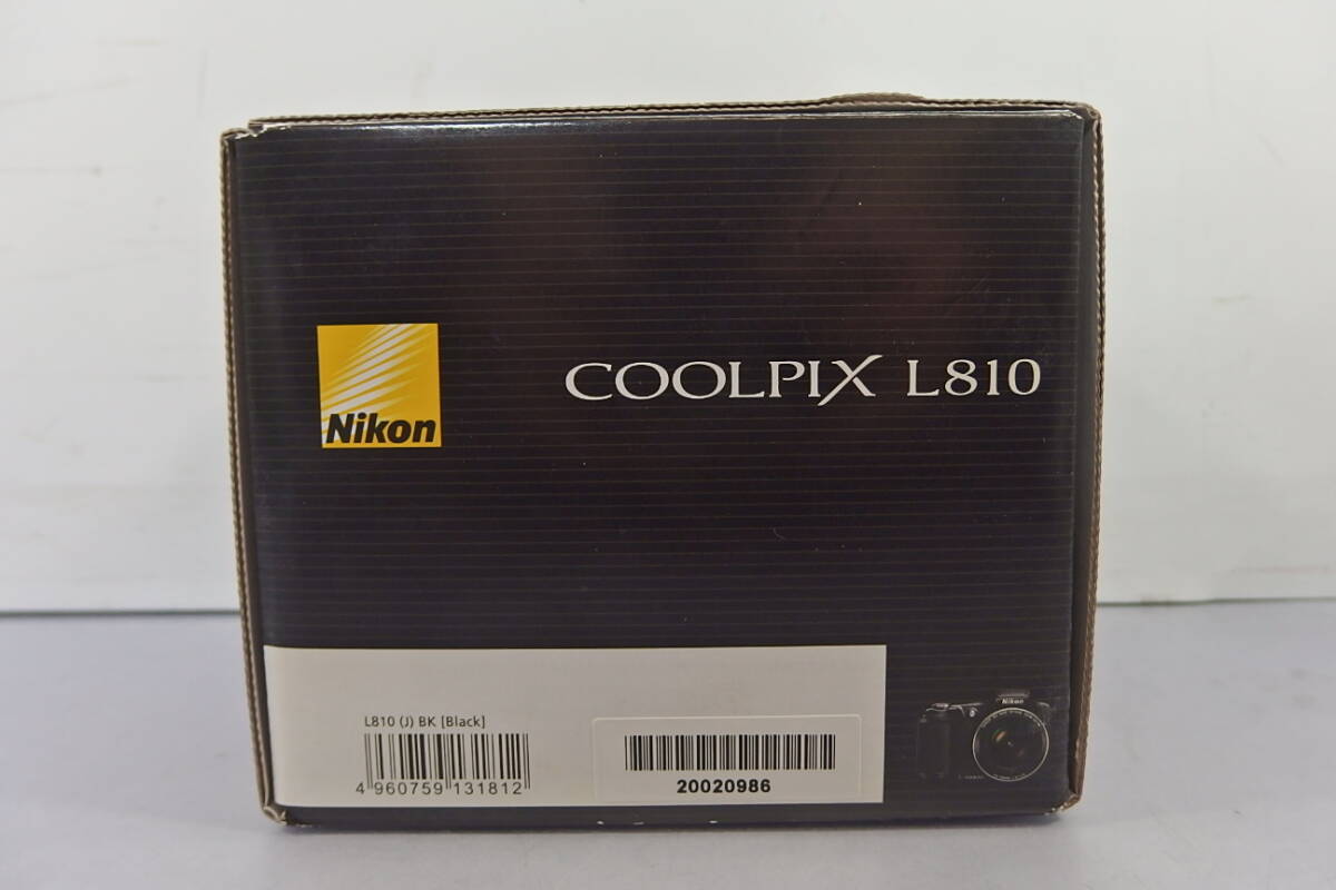 ◆未使用 Nikon(ニコン) 光学26倍 デジタルカメラ COOLPIX L810 ブラック 動画/高速/レンズシフト方式手ブレ補正(VR)機能/らくらくオート_画像2