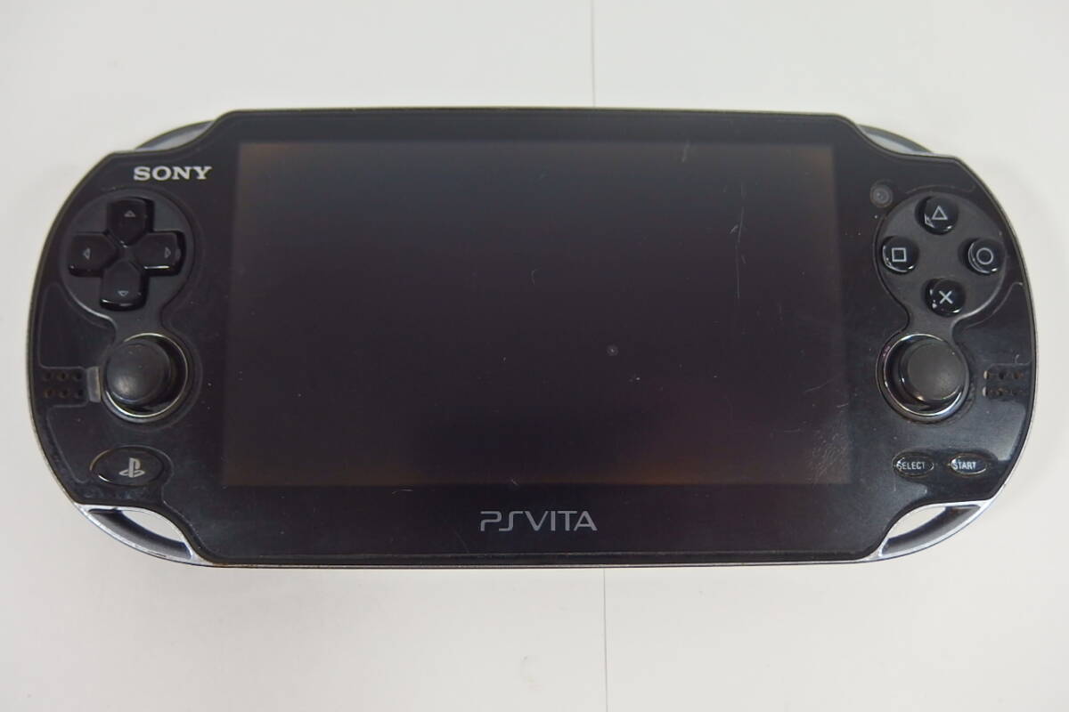 ◆PlayStation Vita 3G/Wi‐Fiモデル PS Vita 本体 PCH-1100 クリスタル・ブラック_画像2
