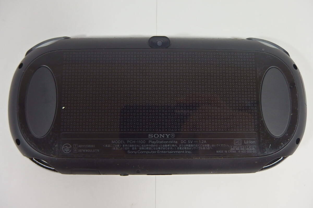 ◆PlayStation Vita 3G/Wi‐Fiモデル PS Vita 本体 PCH-1100 クリスタル・ブラック_画像5