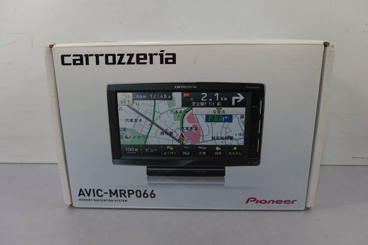 ◆未使用 carrozzeria(カロッツェリア) Pioneer(パイオニア) 6.1V型 ポータブルナビ 楽ナビ AVIC-MRP066 ワンセグTV内蔵/SDカード/GPS/VICS