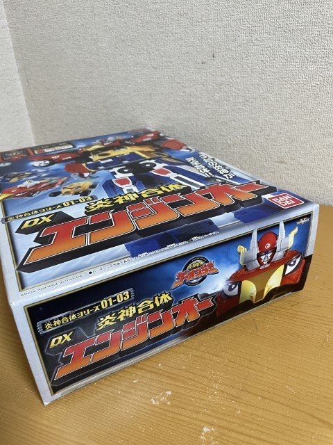 【中古美品】バンダイ DX炎神合体エンジンオー　炎神戦隊ゴーオンジャー　炎神合体シリーズ01-03