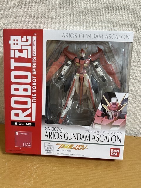 【未開封品】ROBOT魂(SIDE MS) アリオスガンダム アスカロン 機動戦士ガンダム00(ダブルオー) 完成品 可動フィギュア バンダイ_画像1