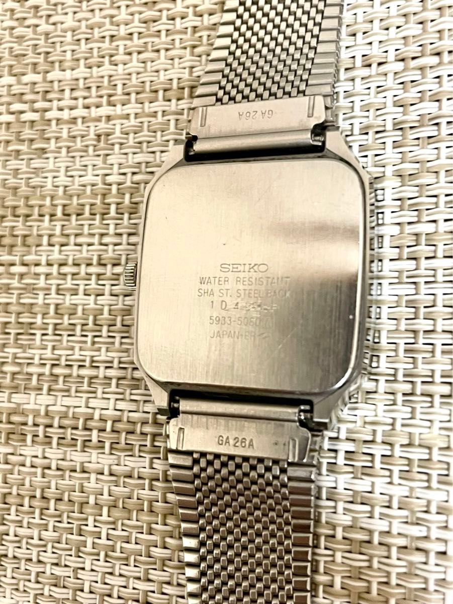 [希少/超硬ベゼル/ヴィンテージ/稼働]SEIKO セイコー シーガル/1981年製/和英デイデイト/オクタゴン/腕時計