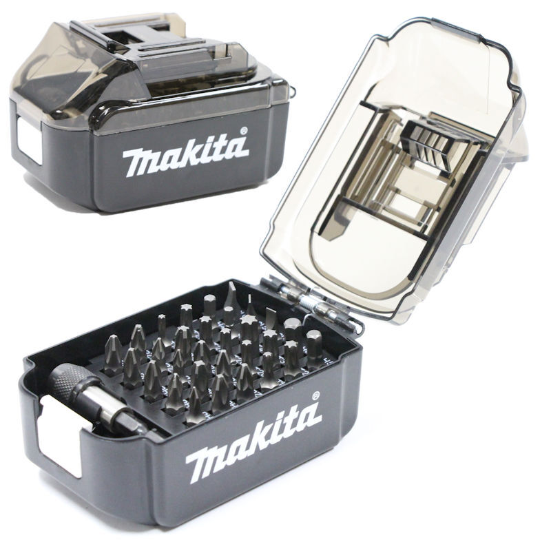マキタ(Makita) ドライバー ビット バッテリー型ケース付き 31本セット インパクトドライバーなどに B-69901 の画像2