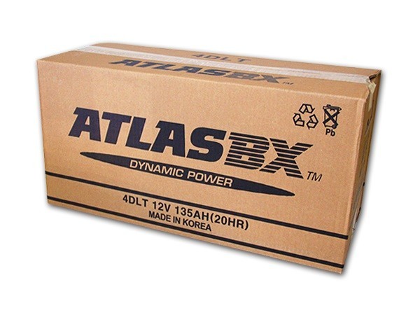 税込　新品バッテリー　アトラス　4DLT　( GS ユアサ　4DTL　互換 )　米国　アメリカ製　農機用　フォード　FORD　トラクター　ATLAS BX_正規品 満充電 即日発送 在庫有