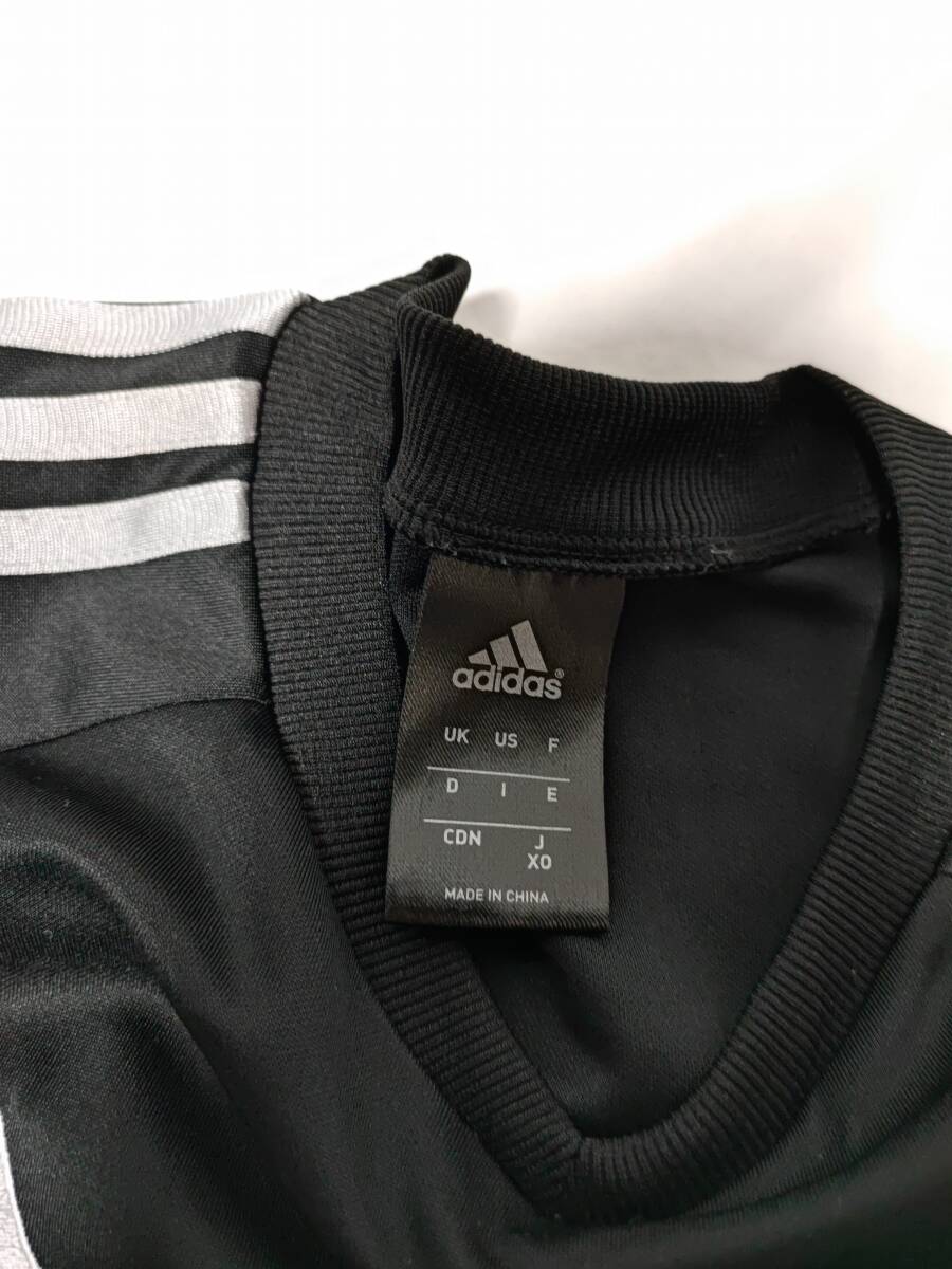 adidas 長袖 Tシャツ トップス ドライ 黒 メンズ XOの画像4