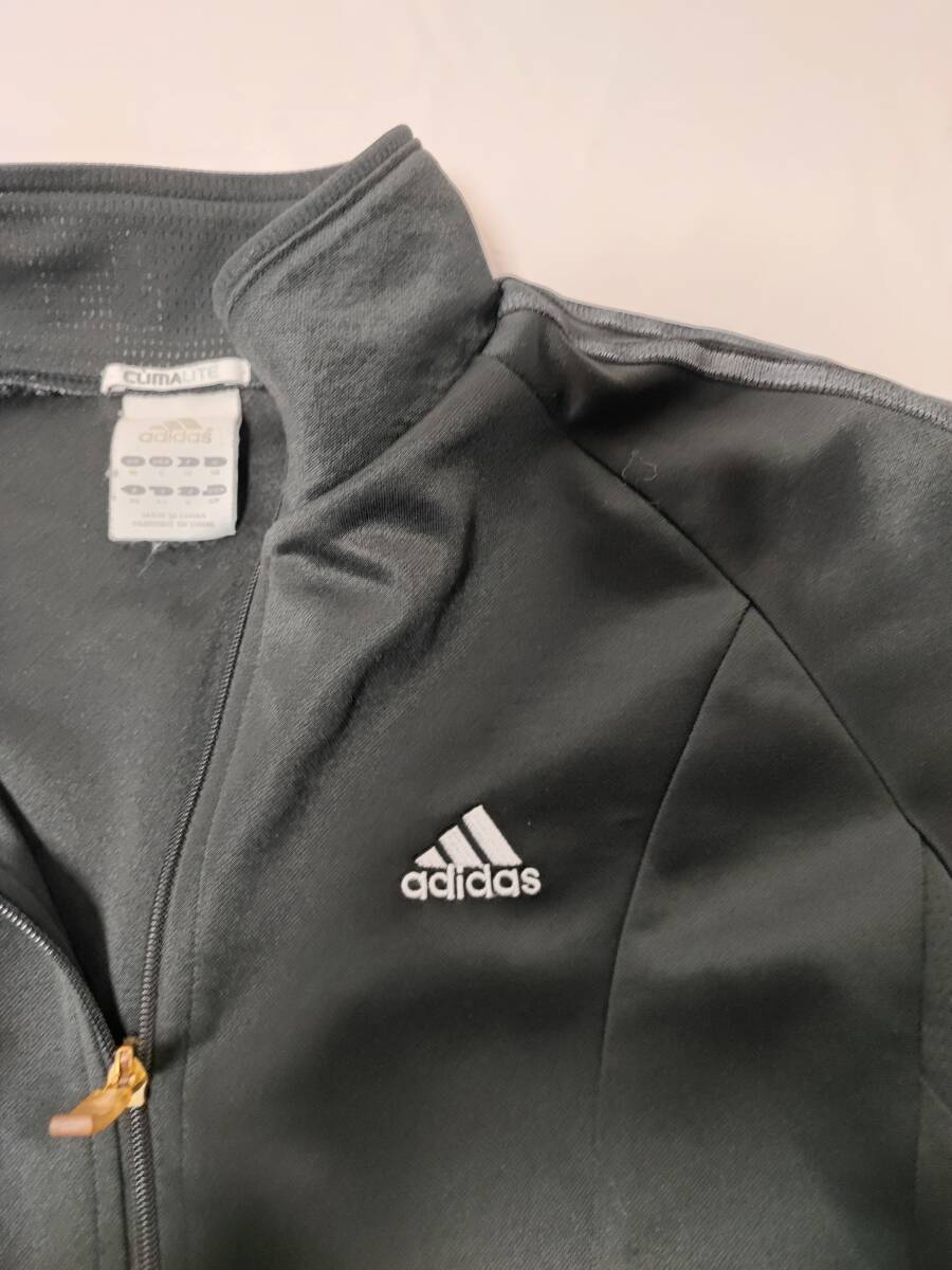 adidas ジャージ ストレッチ ウェア 黒 レディース M