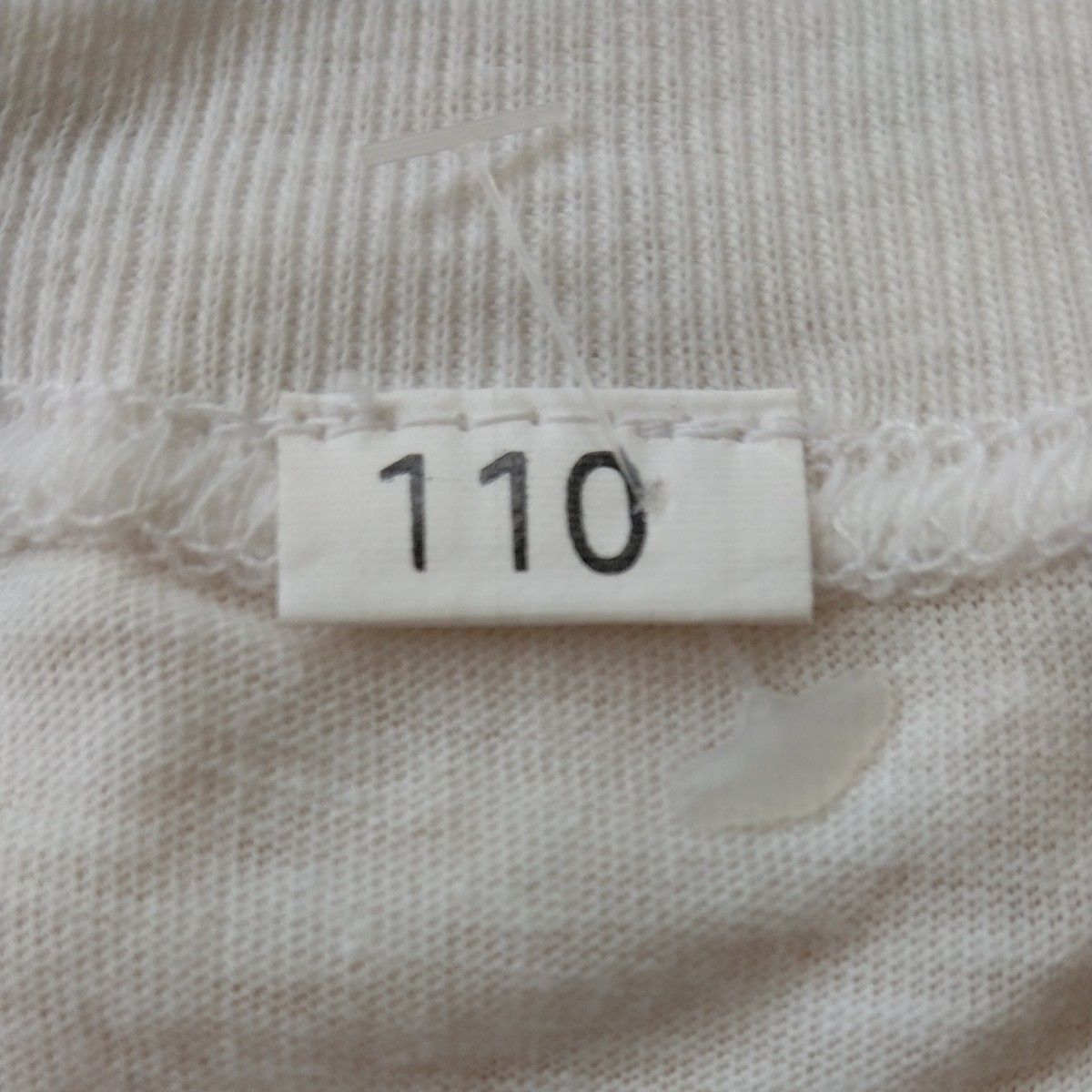 【新品未使用品】キッズ　Tシャツ 白　3点セット　子供服　インナー　アウター　新学期　買い足し　肌着　110㎝　半袖　綿100%　