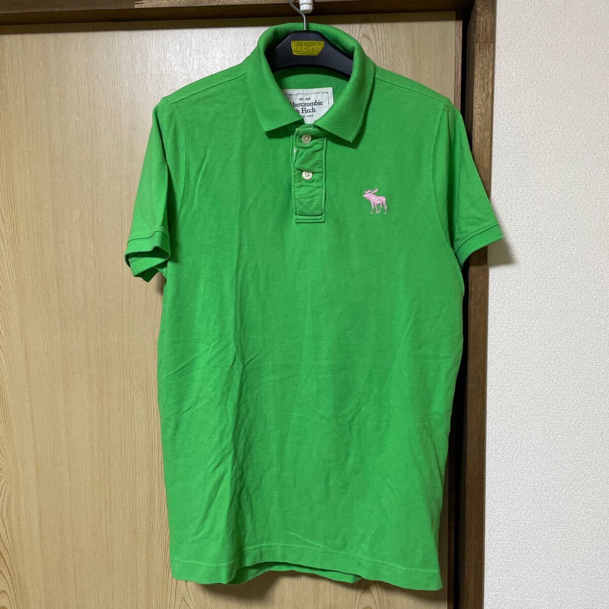 Abercrombie&fitch рубашка-поло с коротким рукавом XL размер 