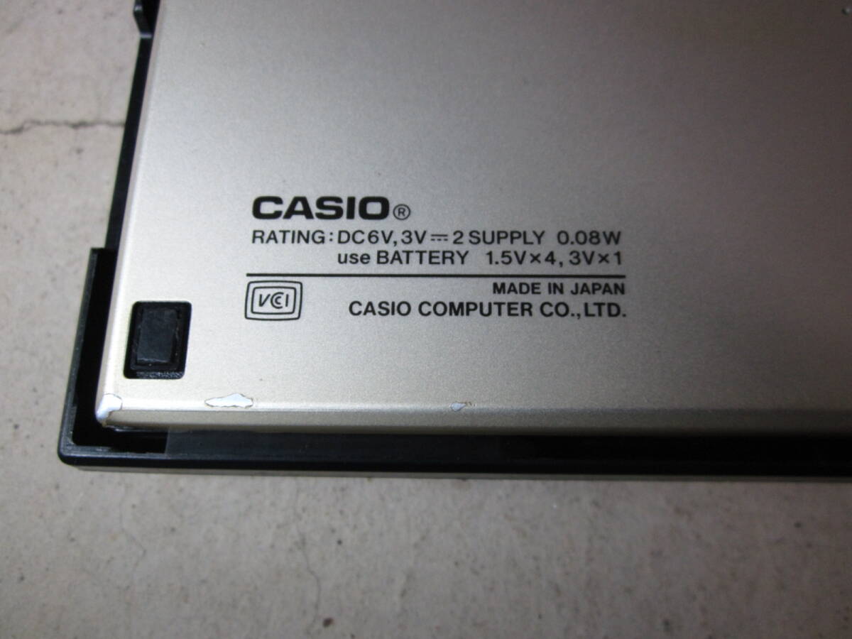 CASIO Casio super college VX-4 pocket computer - pocket computer operation verification ending 