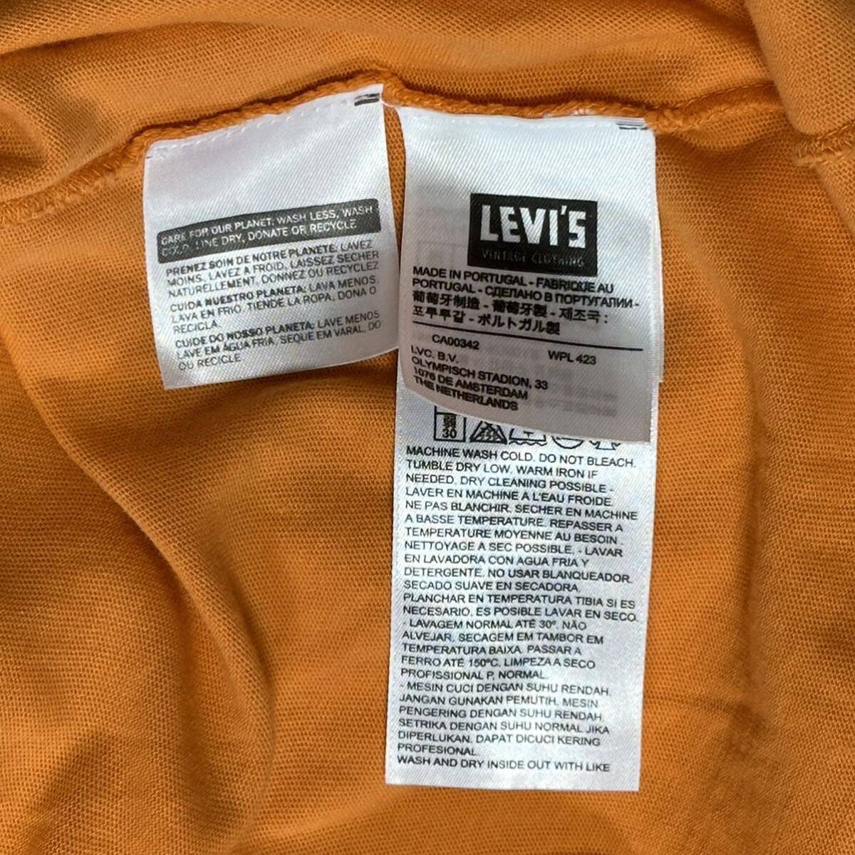 LEVI'S LVC リーバイス 1950s ポケT ポルトガル製 オレンジ vintage M_画像6