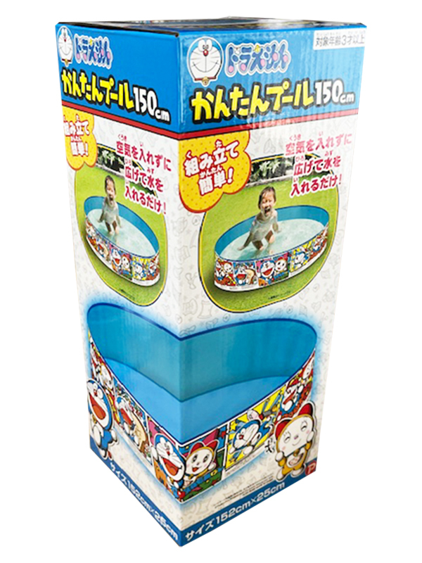  Doraemon простой бассейн 150cm для бытового использования детский Kids водные развлечения 152cm×25cm герой 04