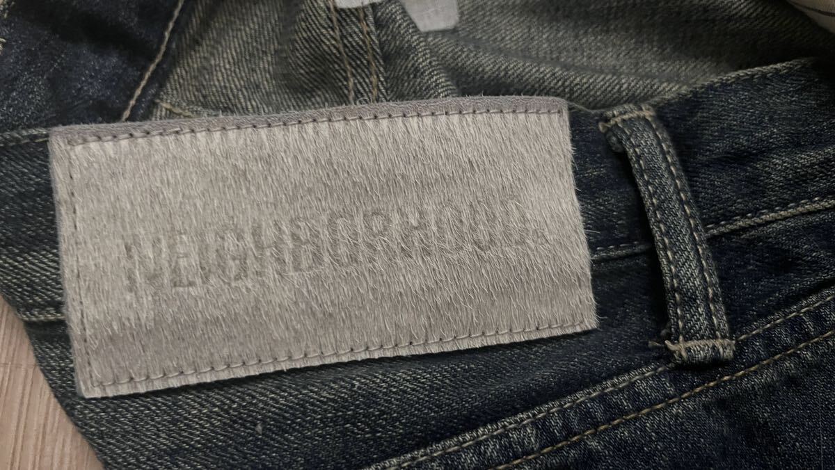 NEIGHBORHOOD Neighborhood джинсы 23SS SAVAGE DENIM DP BASIC PANTS Savage Denim глубокий Basic брюки индиго L