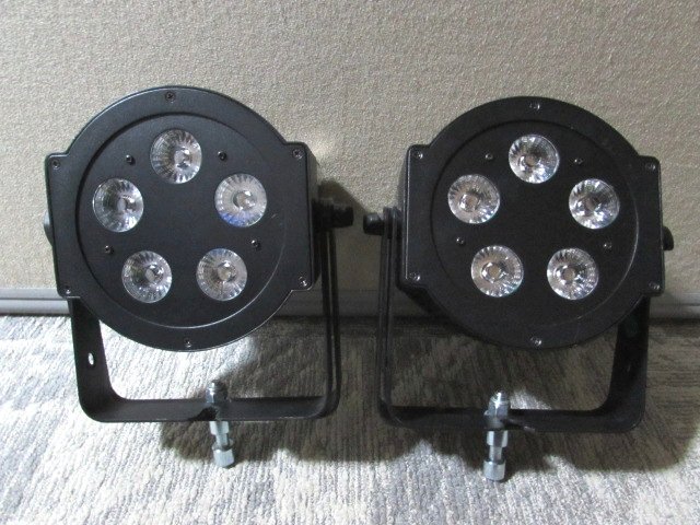 ライティングOK☆ADJ 5PX HEX LEDパーライト 2灯 スポットライト舞台照明の画像5