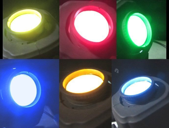 ライティングOK★GLX-007AA MINI LED SPOT 60W ムービングライト 2灯 舞台照明 スポット 2019年製の画像3