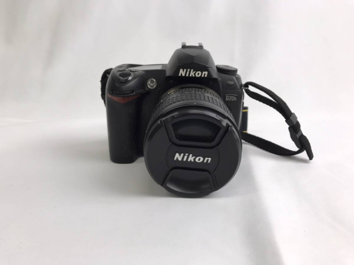 Nikon ニコン D70s / AF-S DX NIKKOR 18-70mm 1:3.5-4.5 G ED ブラック カメラ 撮影 一眼 光学機器 2j-3-12の画像1